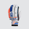 Stellar Batting Gloves - White-Blue-Orange