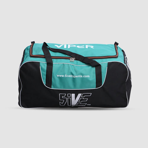 Viper Junior Kit Bag - Black & Sea Green